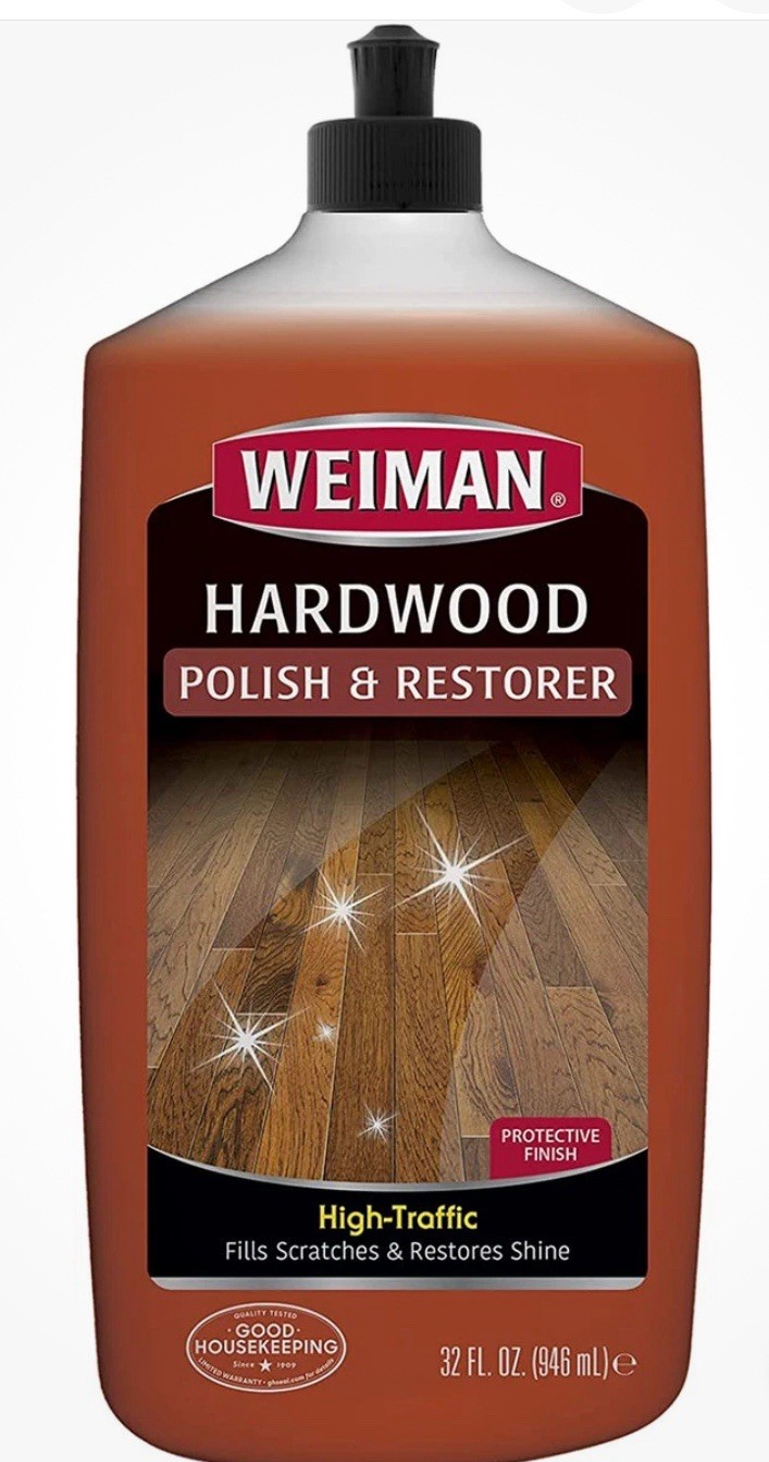 Weiman Wood Floor Polish and Restorer – 32 Ounce – High-Traffic Hardwood