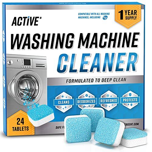 Washing Machine Cleaner Deep Cleanig For HE Front Load & Top Load Washer,24 Pack
