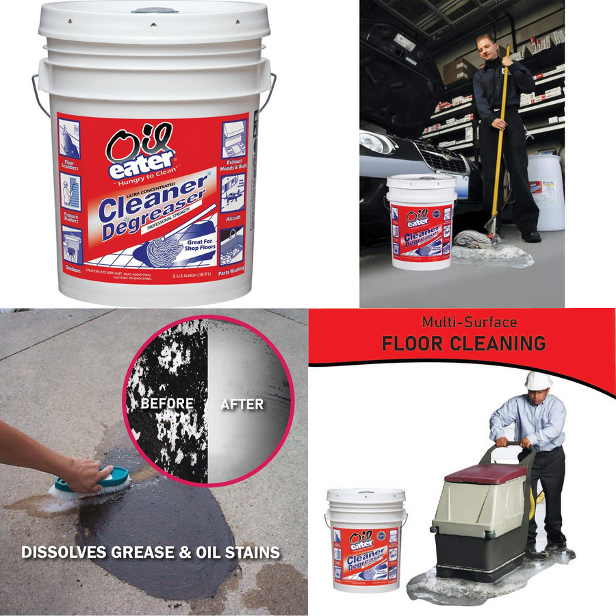 Oil Eater Cleaner Degreaser 5 Gal. Pail Kitchen Safe Concentrated Biodegradable