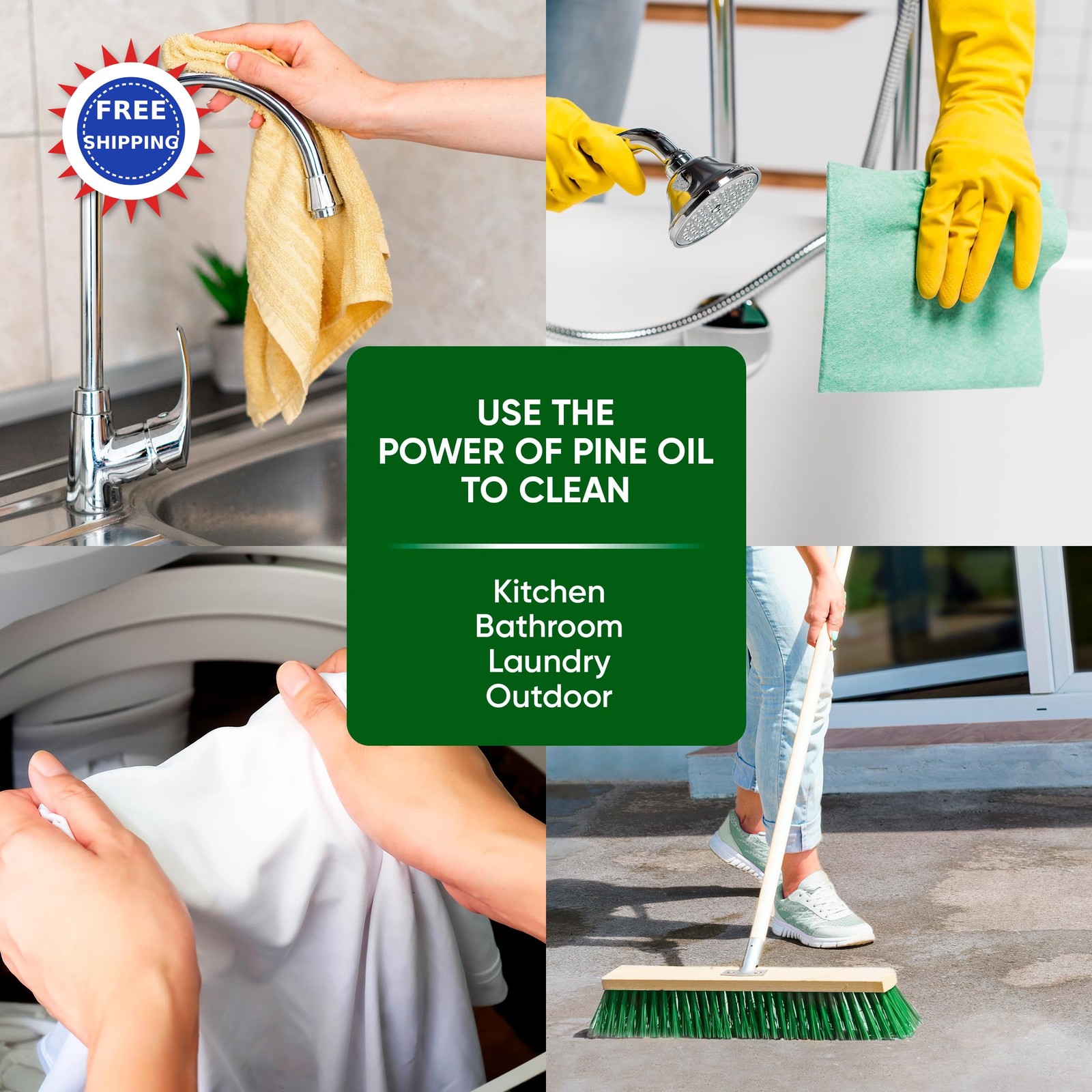 Cleaner 28 Fl Oz PINALEN 2X Fresh Pine Scent Multipurpose Concentrated Kitchen