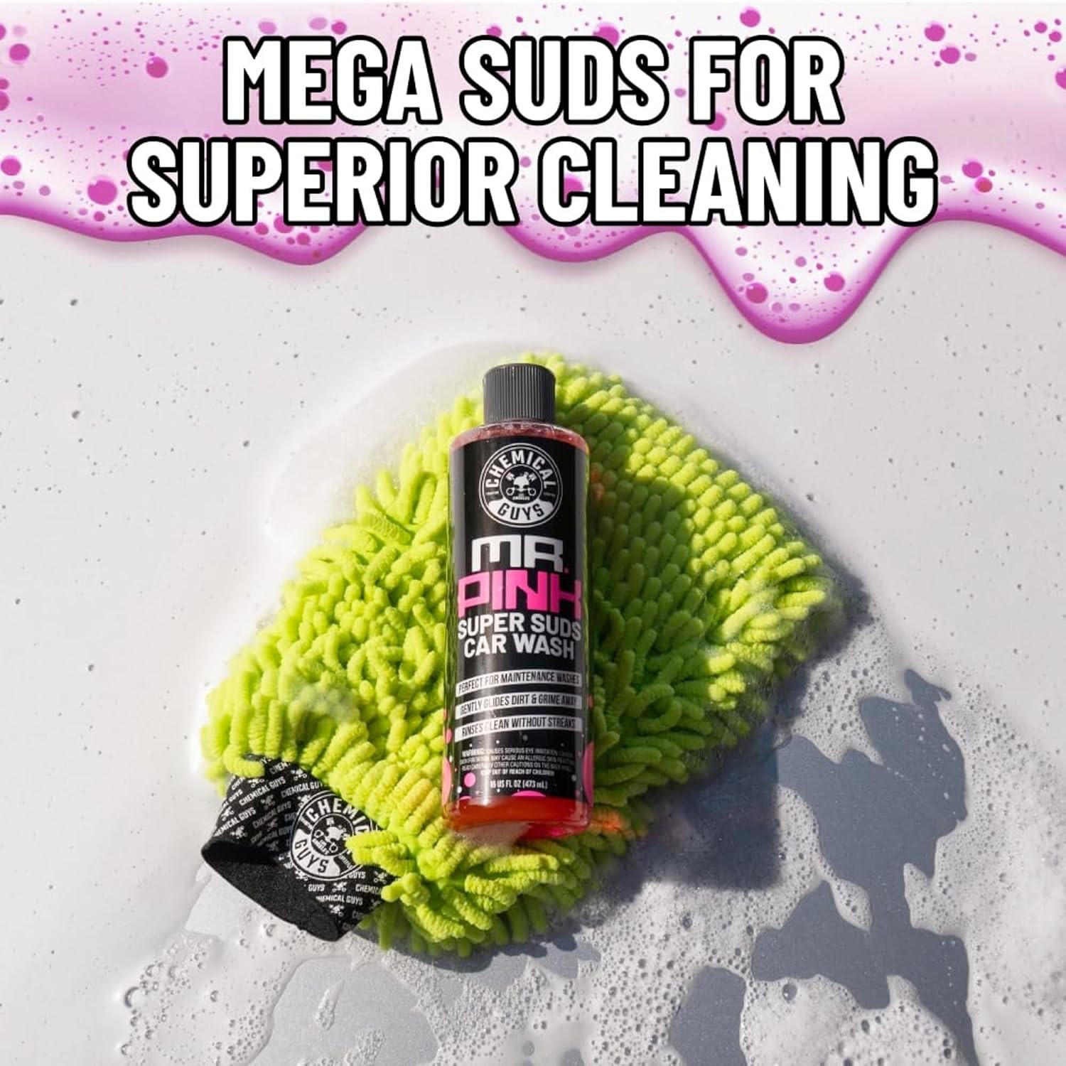 Chemical Guys Super Suds Foaming Car Wash Soap 128 oz Car Wash Detergent