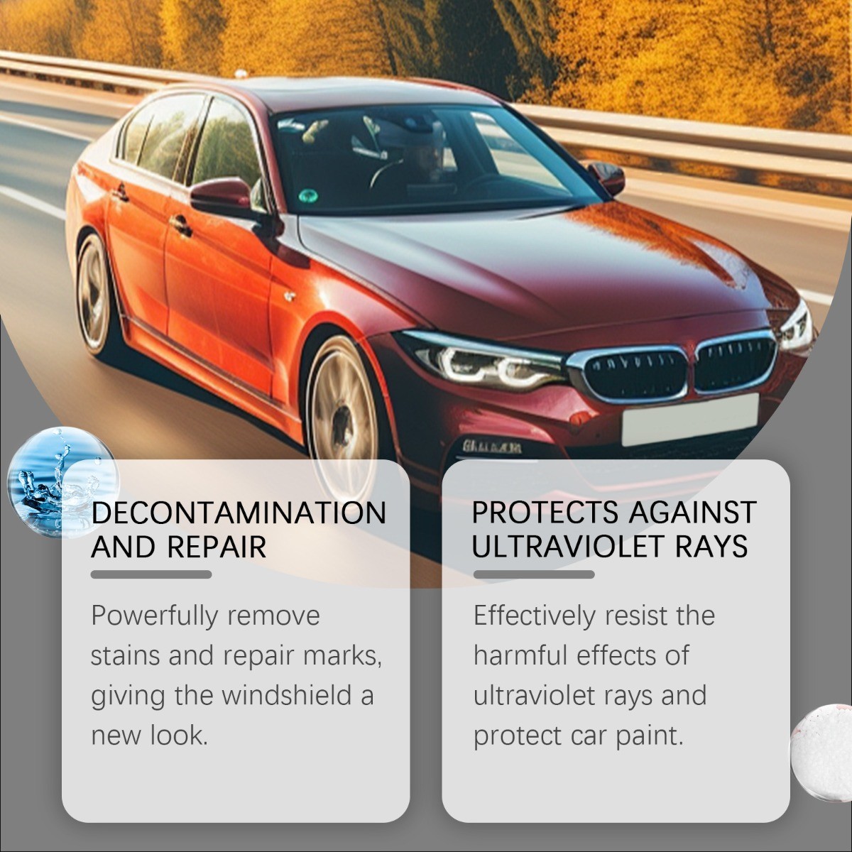 Car Paint Coating Spray 120ml Nano Polish Restores Shine & Repairs Scratches