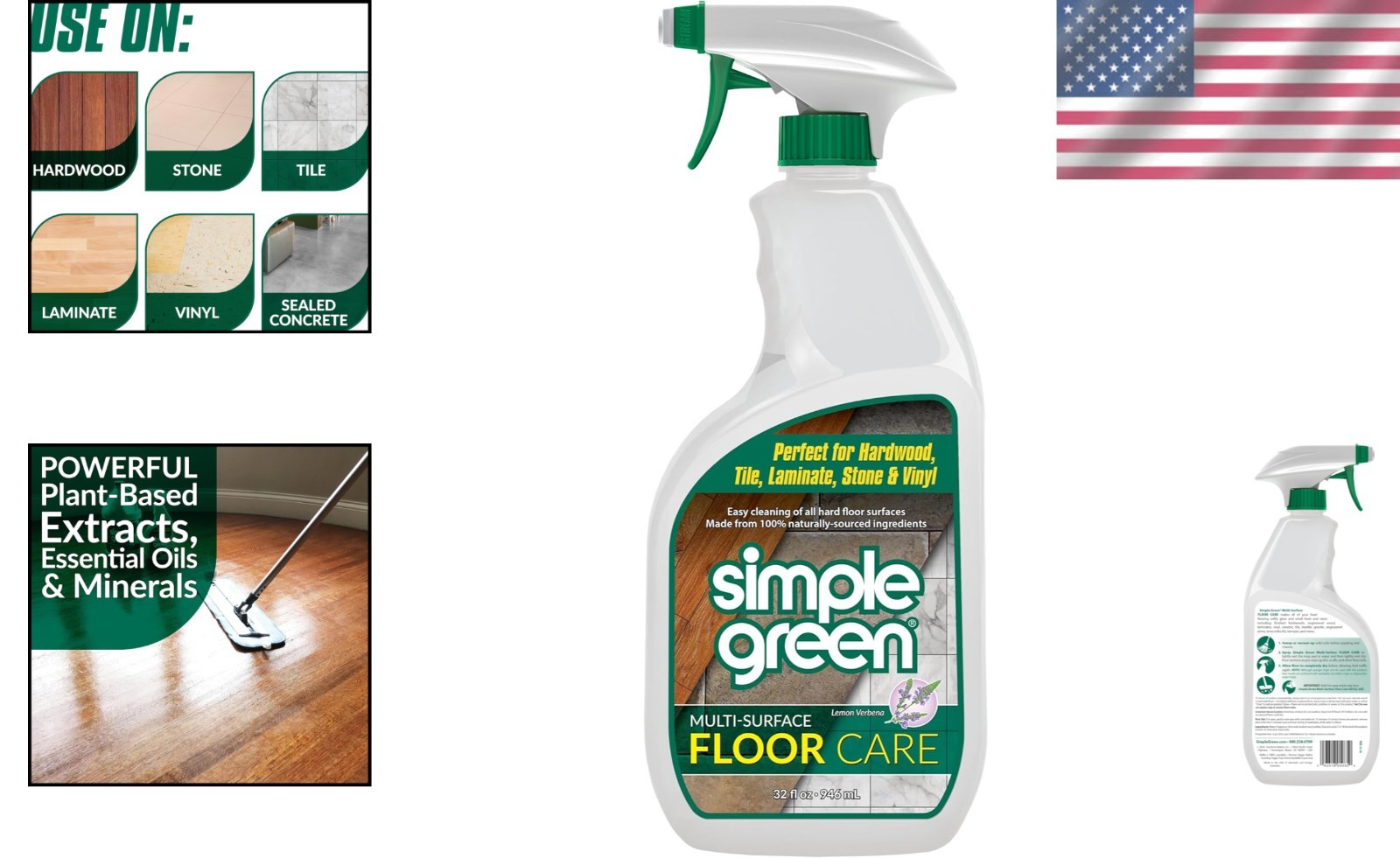 32oz pH Neutral Multi-Surface Cleaner – Fresh Lemon Verbena for All Floors