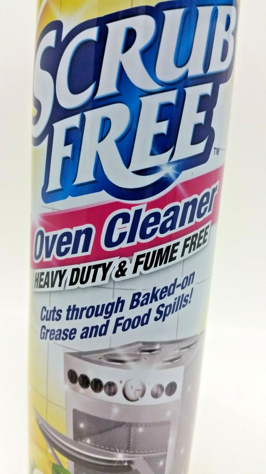 3 X Scrub Free Oven Cleaner Heavy Duty & Fume Free Cuts Through Baked On 9.7 oz