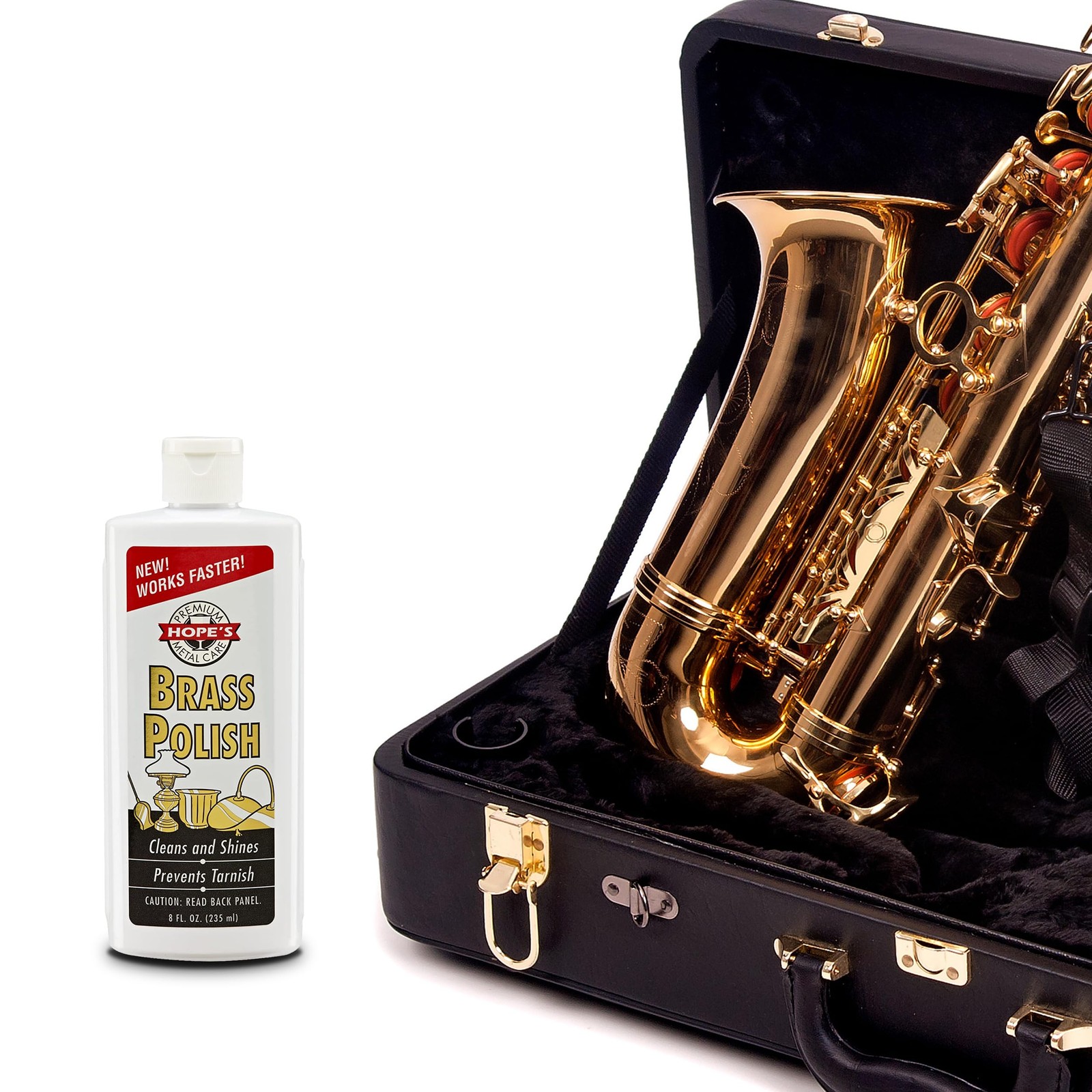HOPE’S Brass Polish and Cleaner, Prevents Tarnish, Safe for Brass, Copper, Ch…