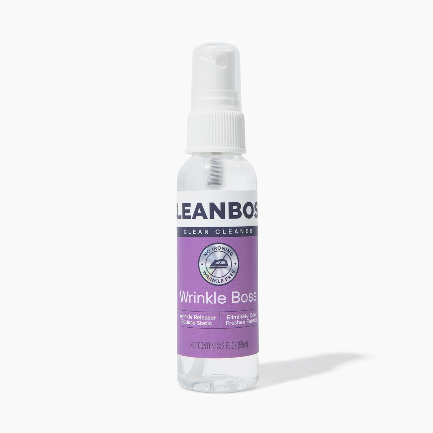 Wrinkle Boss Release Spray for Clothing – 2 Bottles plus 1 Mini Travel Size Wrin