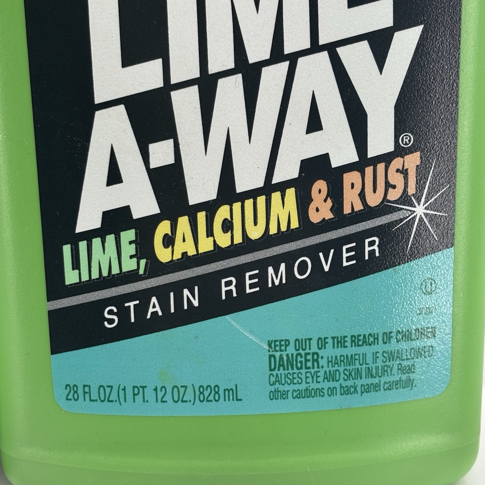2 Lime-A-Way Lime Away Thick Gel Formula Stain Cleaner 28 oz Each Vintage 2000