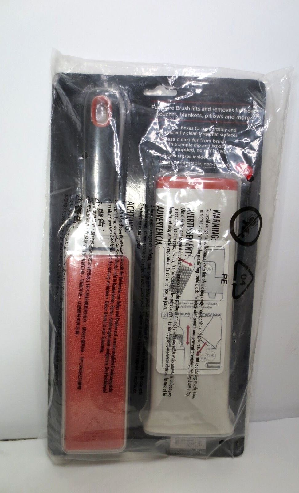 OXO GOOD GRIPS SELF-CLEANING FURNITURE BRUSH FUR LIFTER SYSTEM -BOXED IN PLASTIC
