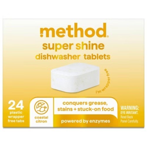 Method Super Shine Dishwasher Tablets Powered by Enzymes