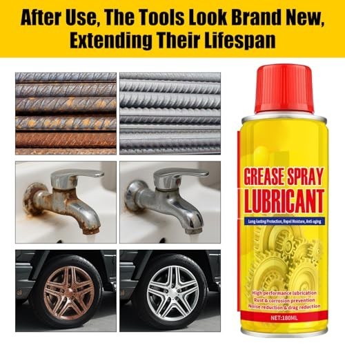 Anti Rust Remover Lubricant Spray,Rust Remover for Metal,Multi-Purpose Penetrati