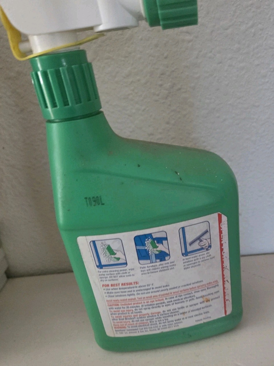 Windex Outdoor Window, Glass Cleaner Concentrate 32 Oz 1997 NOS