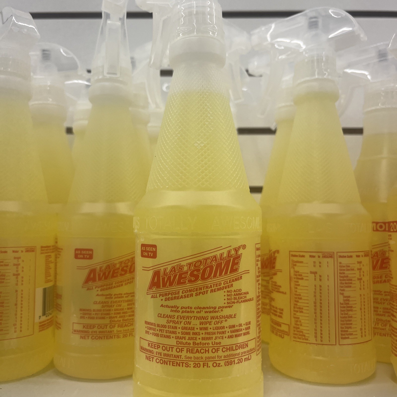 3 All-Purpose Cleaner 2 – 20 oz refill 1- 16 oz spray La’s Totally Awesome