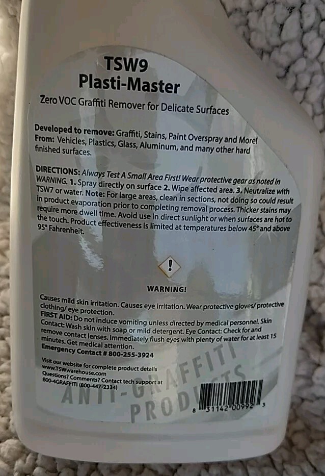 This Stuff Works TSW9 – Plasti-Master Graffiti Remover 24oz