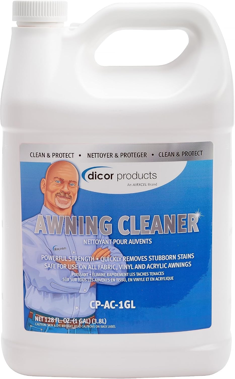 Dicor CPAC1GL RV Awning Cleaner 1 Gallon Fabric Vinyl Acrylic Stain Remover