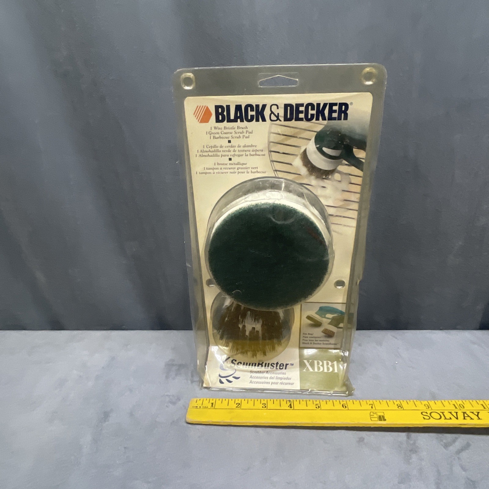 Black & Decker XBB1 ScumBuster Accessories Wire Bristle Brush & 2-Scrub Pads