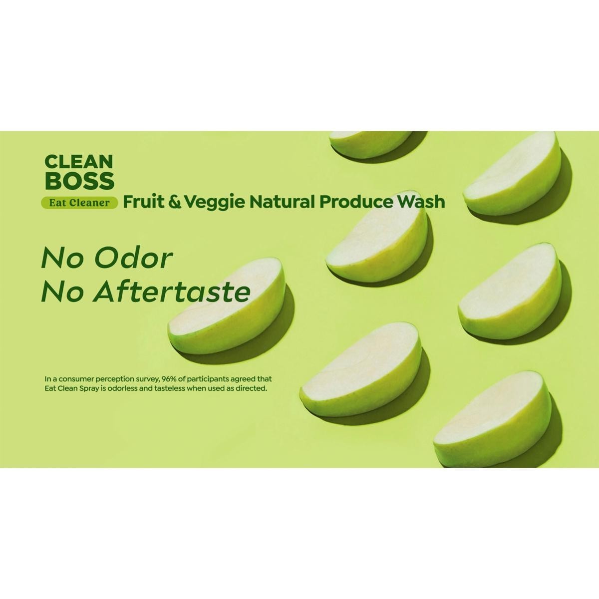 4 JOY Clean Boss Eat Cleaner Fruit & Veggie Natural Wash & Preserver pump, New