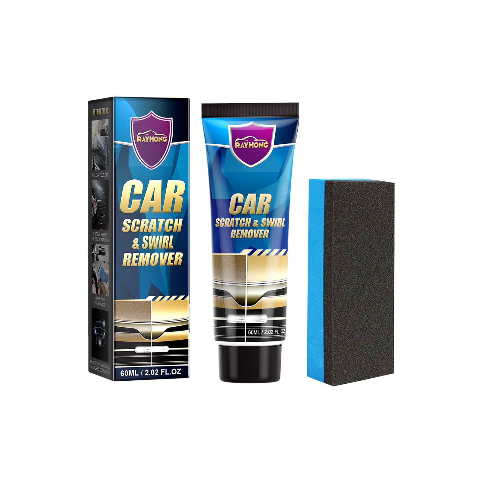 Car Scratch Remover Paste – Paint Repair, Polishing Compound, Auto Touch-Up