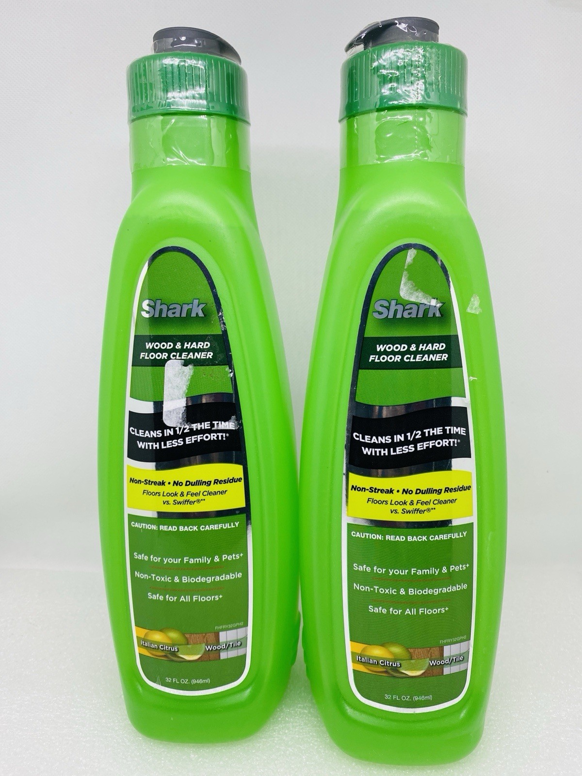 (2) SHARK Wood & Hard Floor Cleaner ITALIAN CITRUS 32 Oz Wood Tile NEW