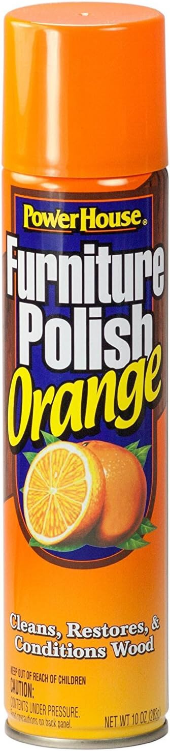Power House Furnish Polish Orange 12 Ounce Discontinued NEW