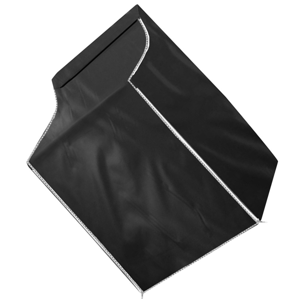 Wear Resistant Black Washing Machine Cover Suitable for Kitchen Bathroom Laundry