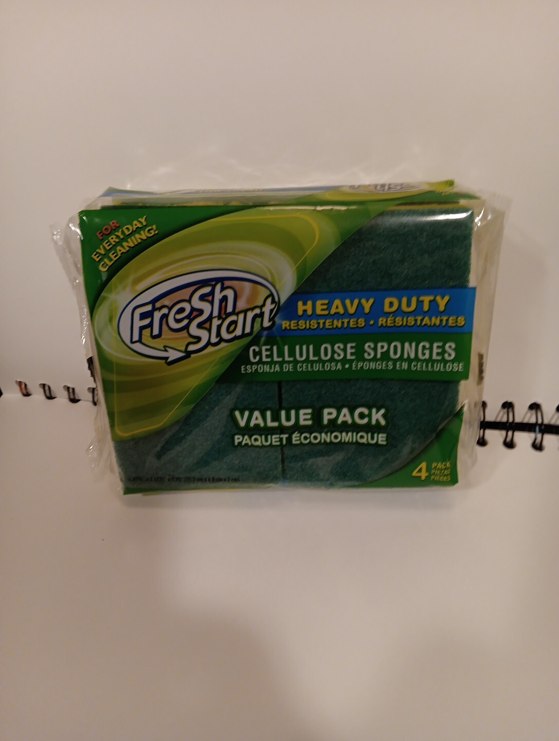 Sponges, Heavy duty cellulose sponges value 4 Pack, Great for all Tough Cleaning