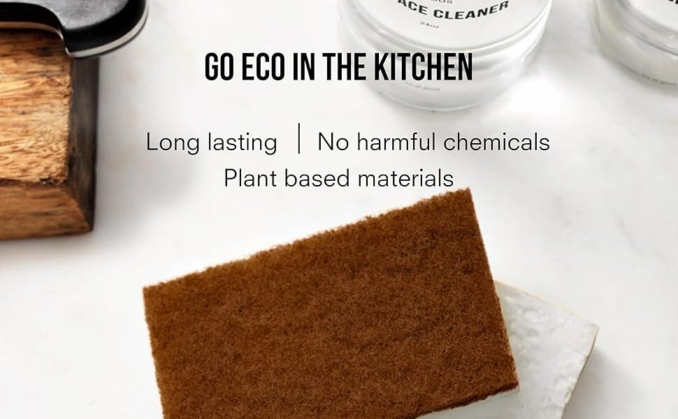 Scrubber Sponge | Cleaning & Scrubbing Sponges for Dishes & Kitchen Sink |