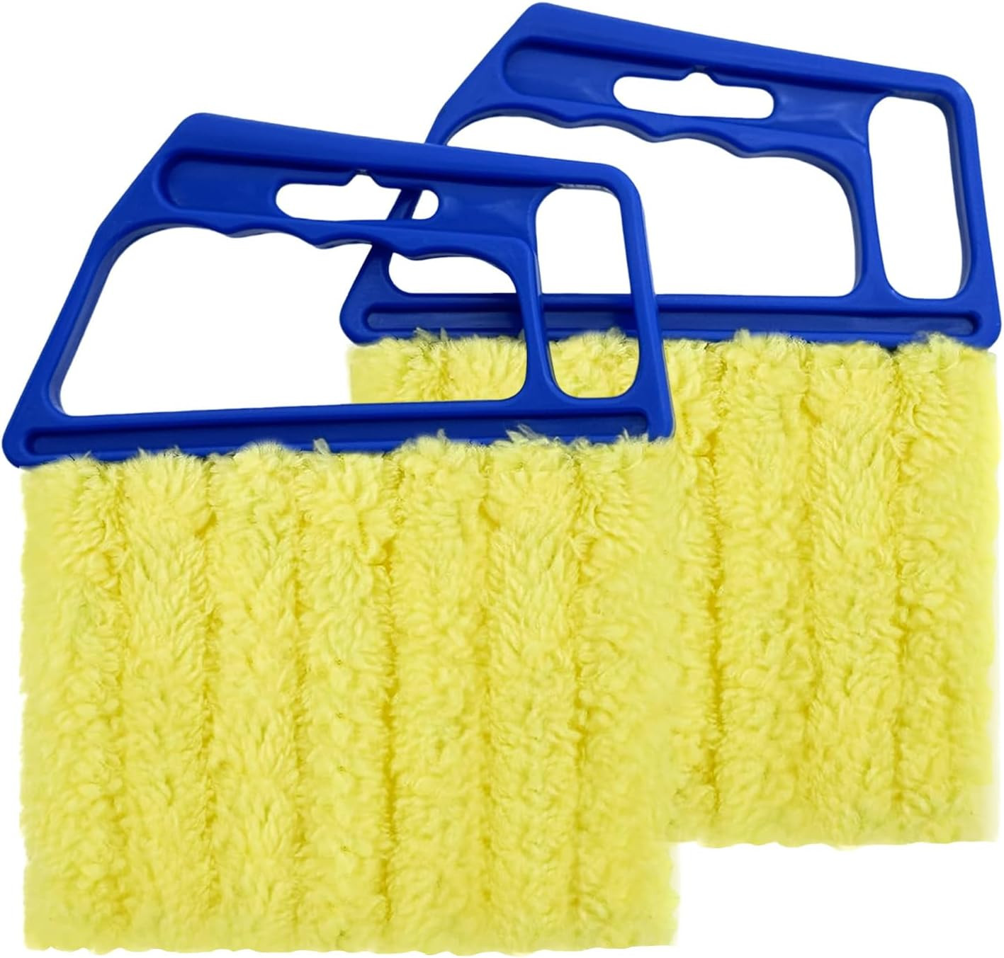 2 Pcs Blinds Cleaner Duster Tool 7 Finger Microfiber Washable Blind Cleaner Mini