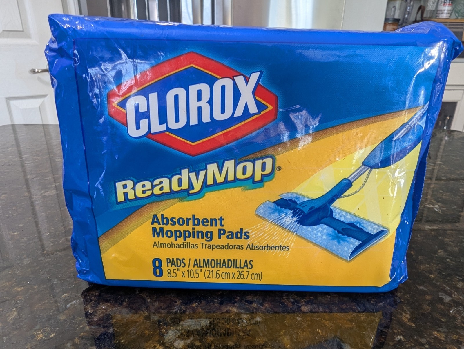Clorox Ready Mop Advanced Floor Cleaner 24oz & Absorbent Mopping Pads 8 Ct DISCD