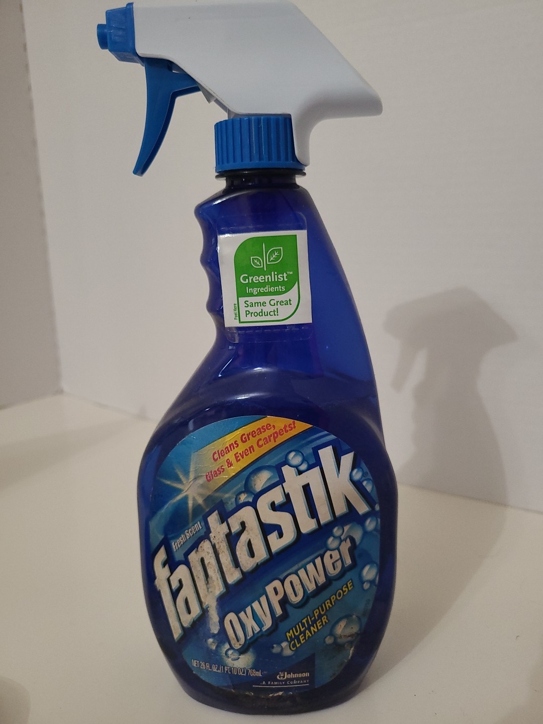 Fantastik OxyPower MultiPurpose Cleaner Fresh Scent Grease/Glass Trigger 75%full
