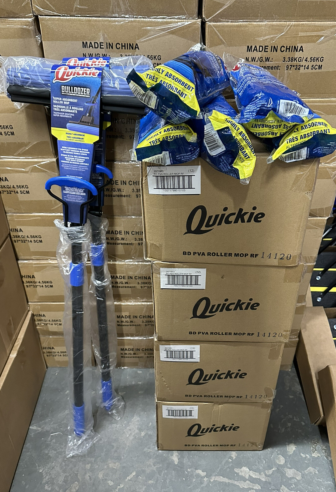 Quickie Bulldozer #2077953 PVA – 11” Sponge Roller Mop Refill