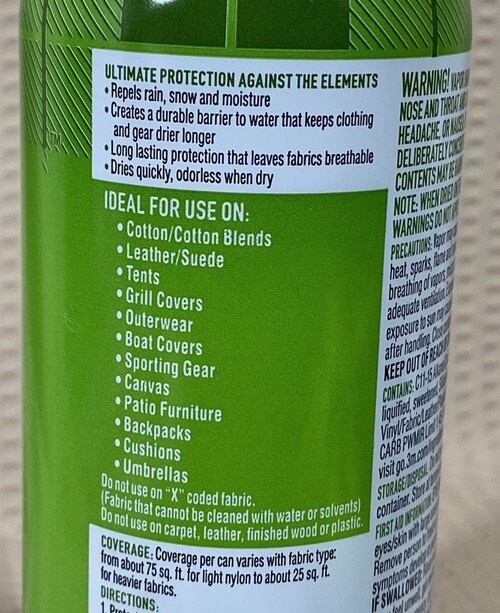 2-Pack 3M Scotchgard Heavy Duty OUTDOOR + FABRIC Water Shield 10oz Spray Bottles