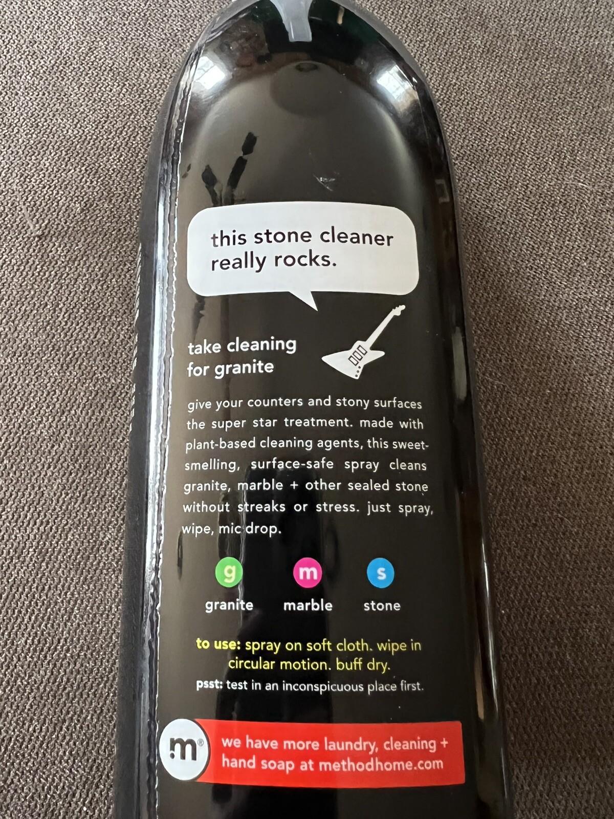 New Method Daily Granite Cleaner Apple Orchard 28 oz Cleans Polishes Plant Based