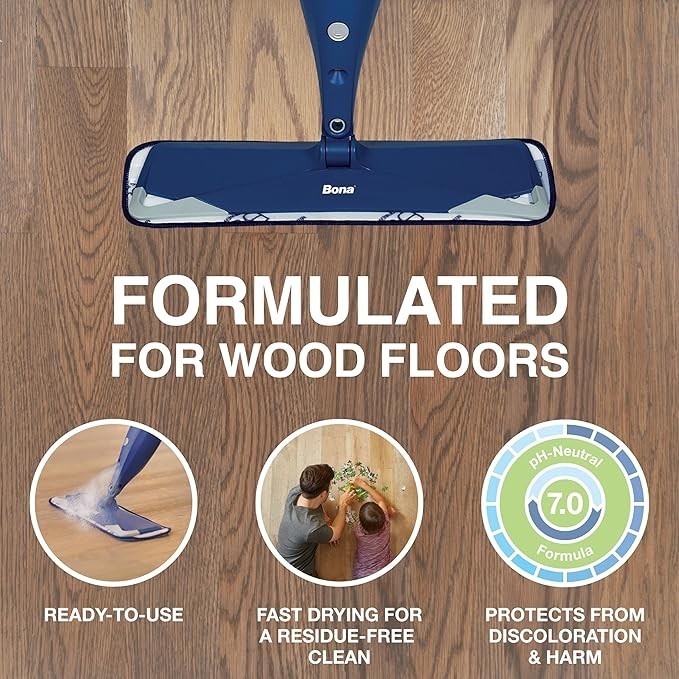 Bona Hardwood Floor Cleaner Refill – 128 fl oz – Cedar Wood Scent