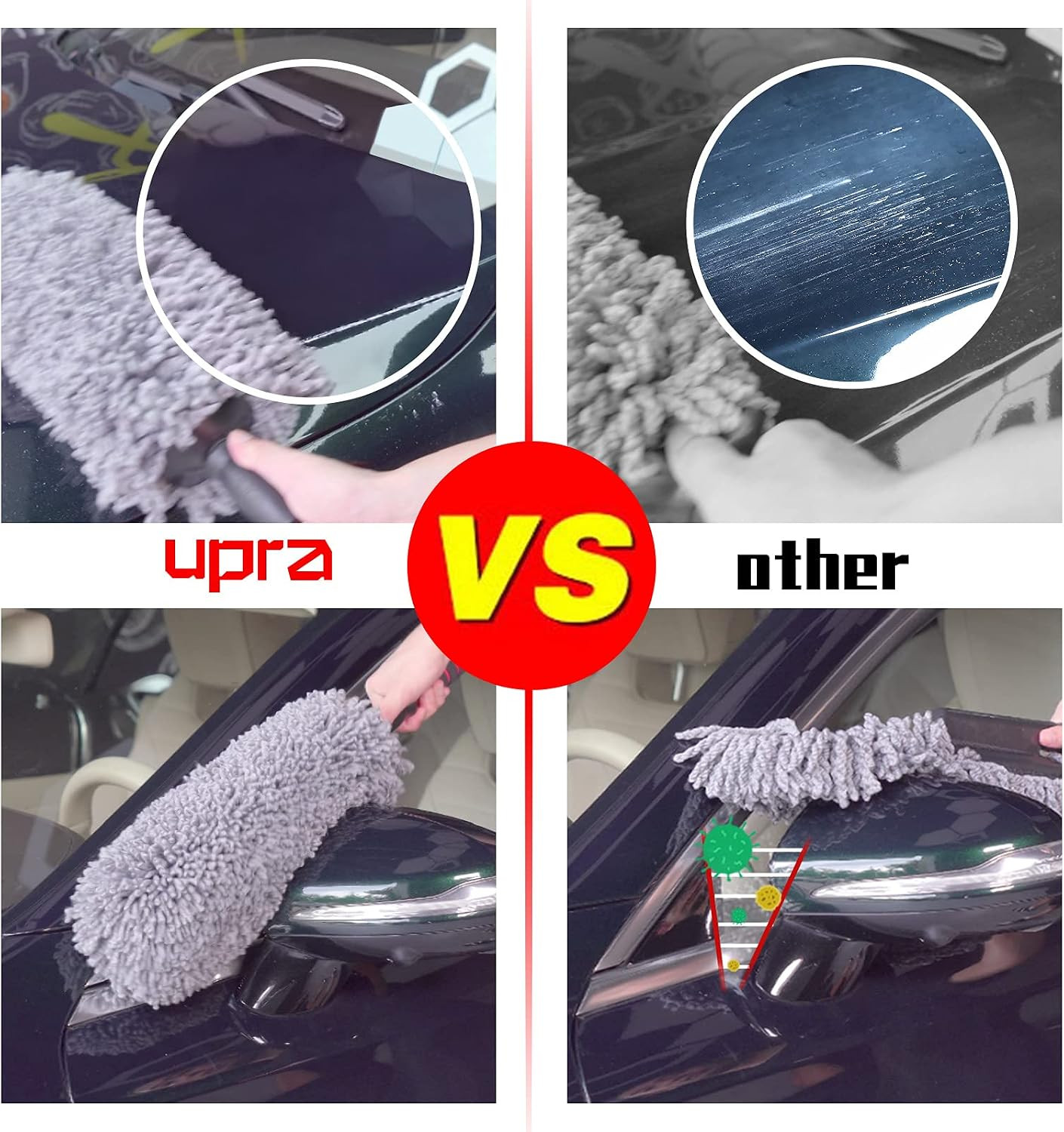 Ultimate Car Duster Kit，Best Microfiber Multipurpose Duster,Interior &Exterior C