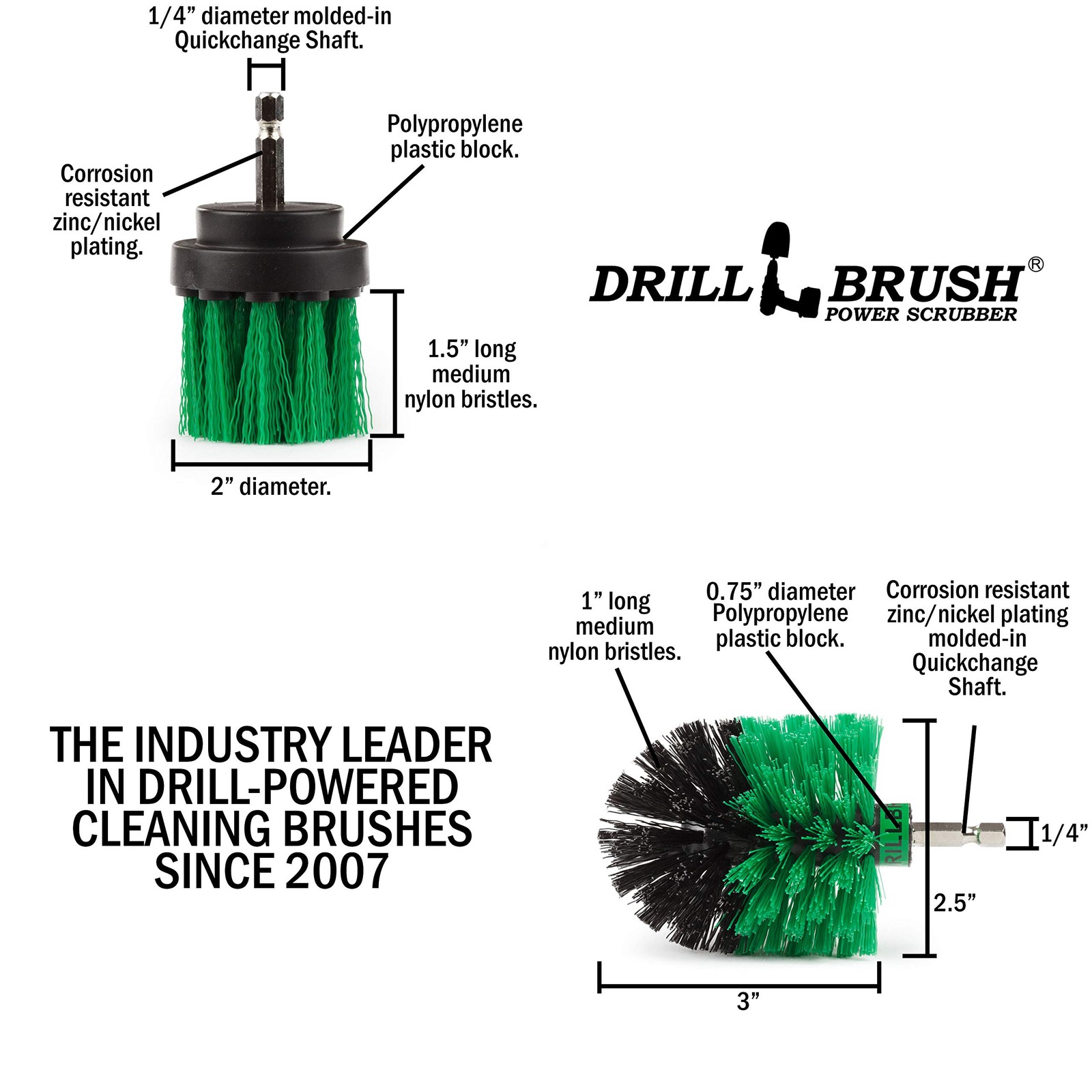 Drill Powered Kitchen Cleaning Brushes – Oven Cleaning Tools – Fridge Stain R…