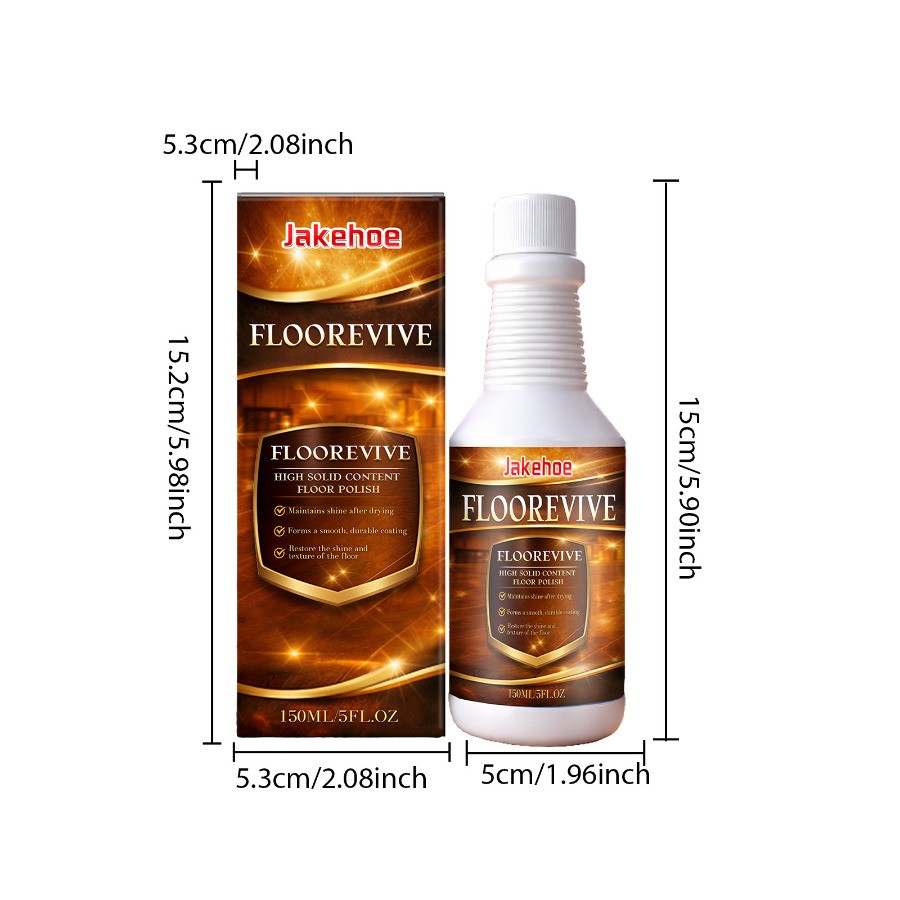 Floorevive Wood Floor Polish and Restorer -Revitalize And Shine Wood 150ml NEW