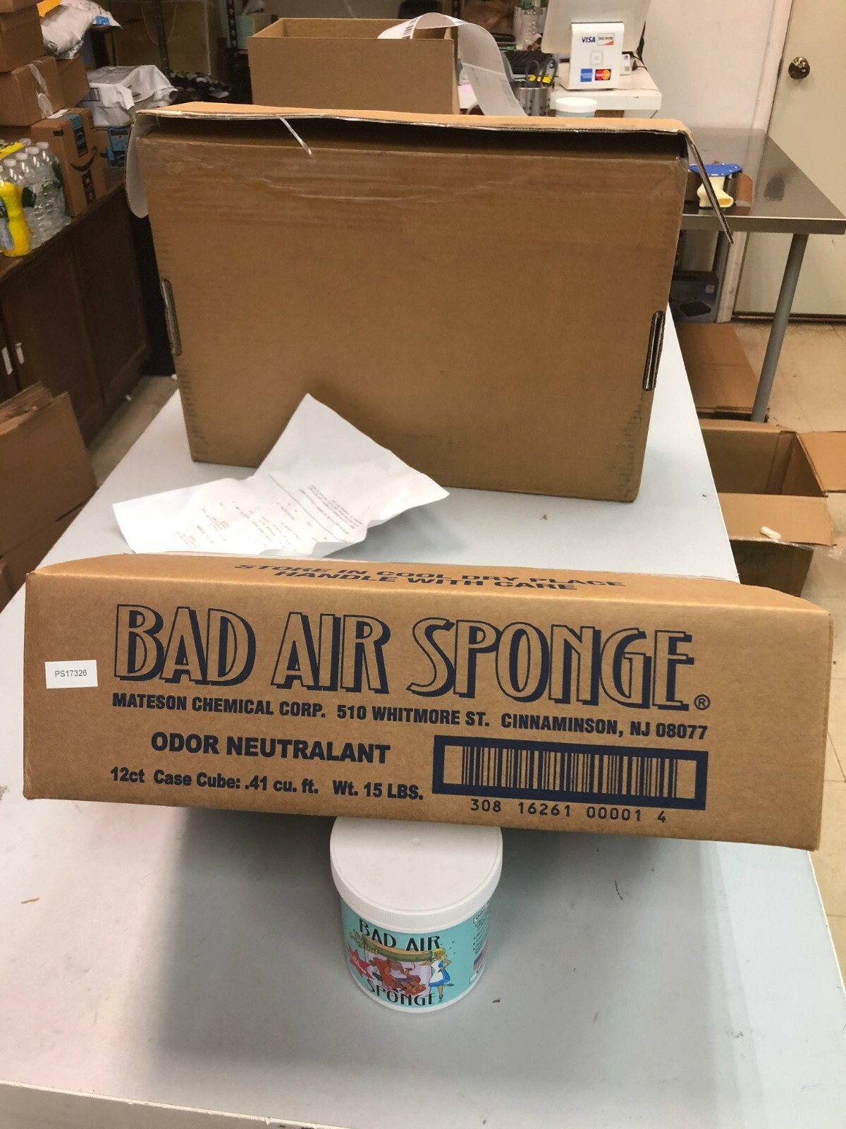 Bad Air Sponge, 14 Oz, All Purpose Odor Absorbing Neutralant