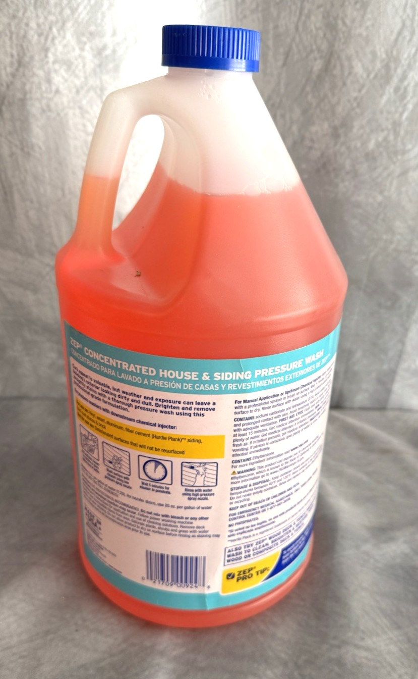 Zep House and Siding Pressure Wash Cleaner ZUVWS128