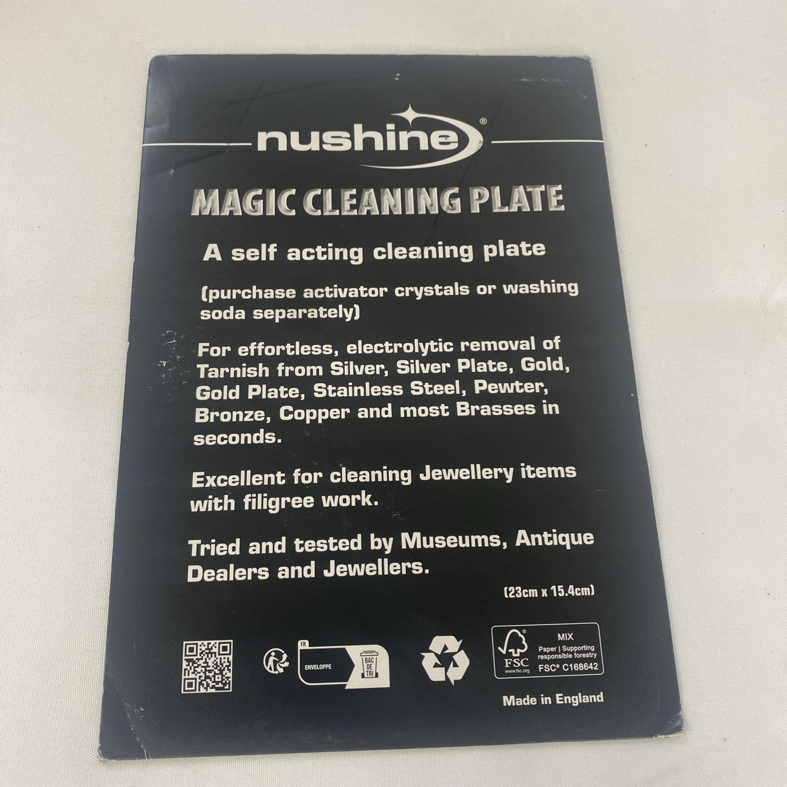 Magic Cleaning Plate 23cmx15.4cm – Cleans Many Items at Once! Reuse Mu…