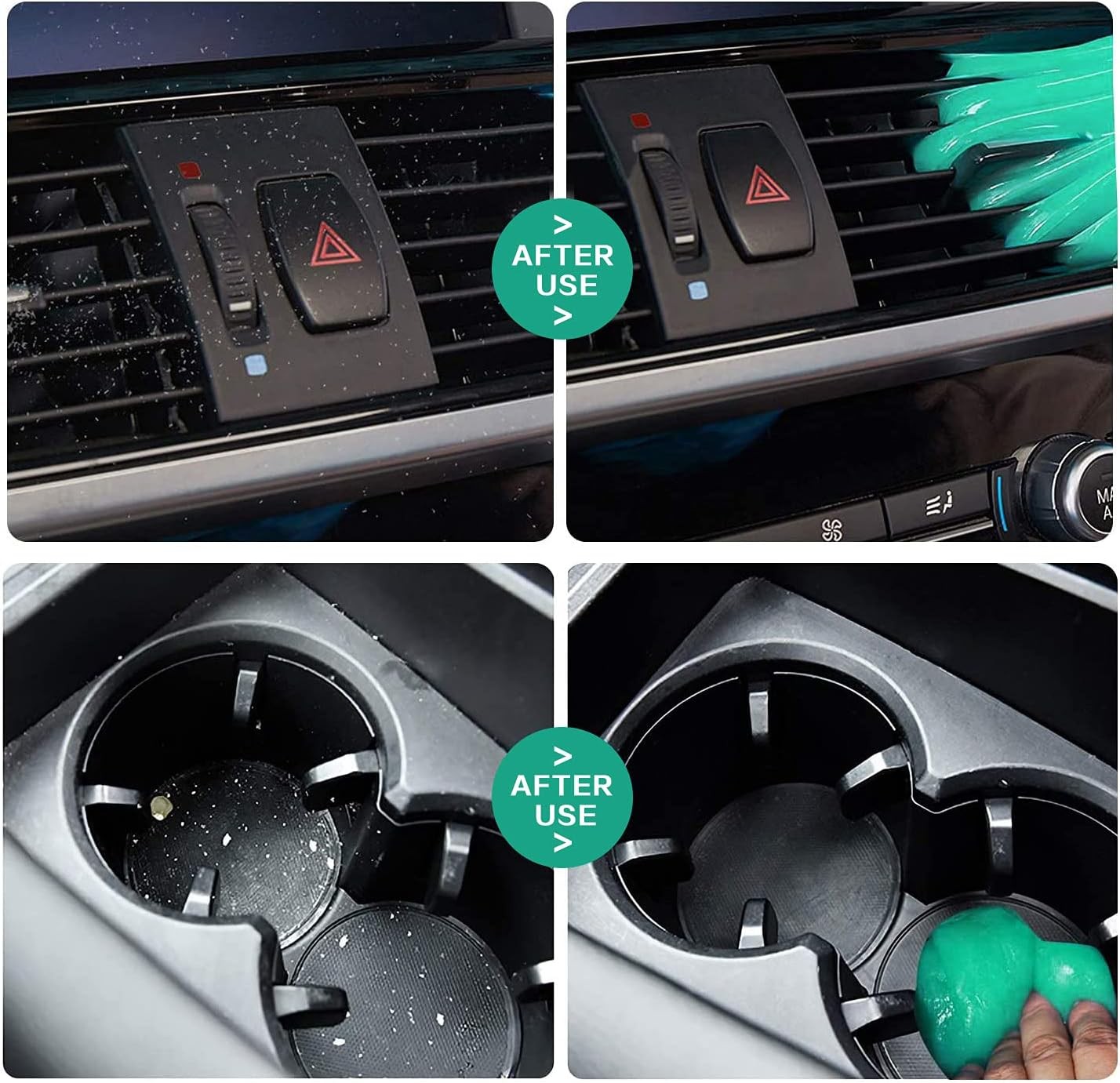 Car Vent Cleaner Gel Dust Remover for Auto Interior Cleaning Tool