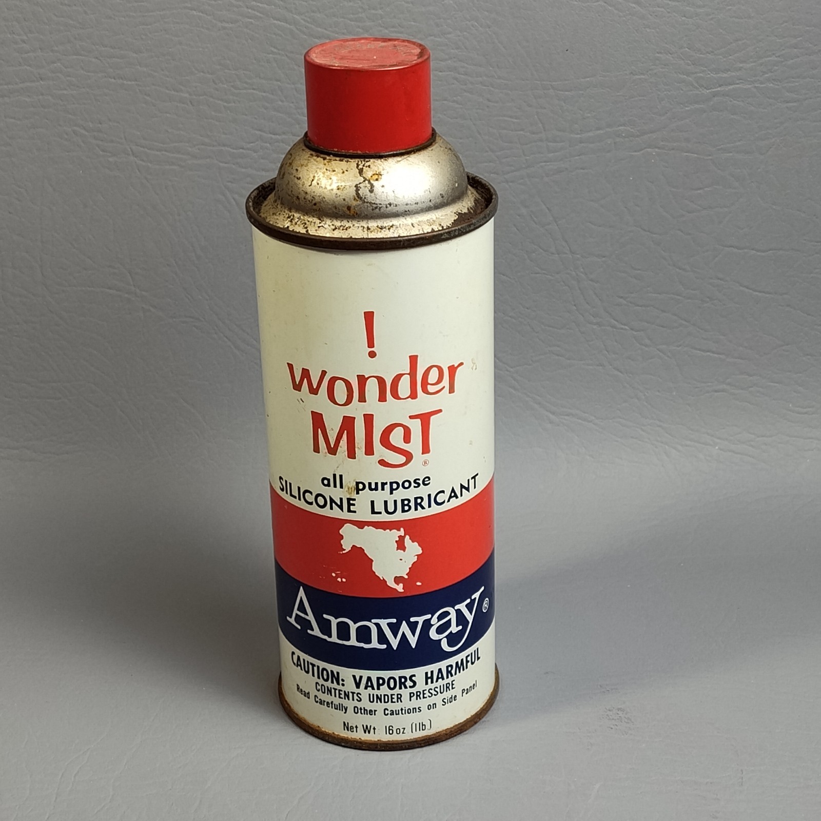 Vintage 1968 Amway Wonder Mist Silicone Spray 16 oz WORKS USED RARE Movie Prop