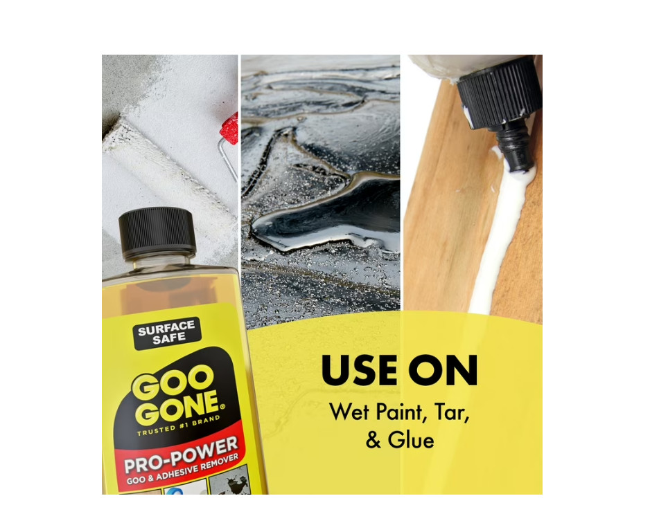 3 PACK Goo Gone Pro-Power Goo & Adhesive Remover Pump Spray, 16 Oz