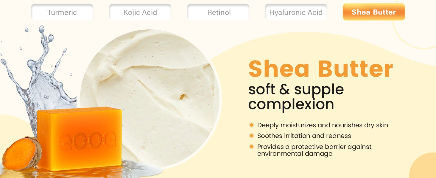 Turmeric Kojic Acid Soap for Dark Spots Remover – Facial Cleansing Bar with