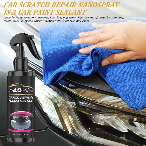 2Pcs Car Scratch Quick Repair Nano Spray – Instant Invisible Scratch Remover, Q