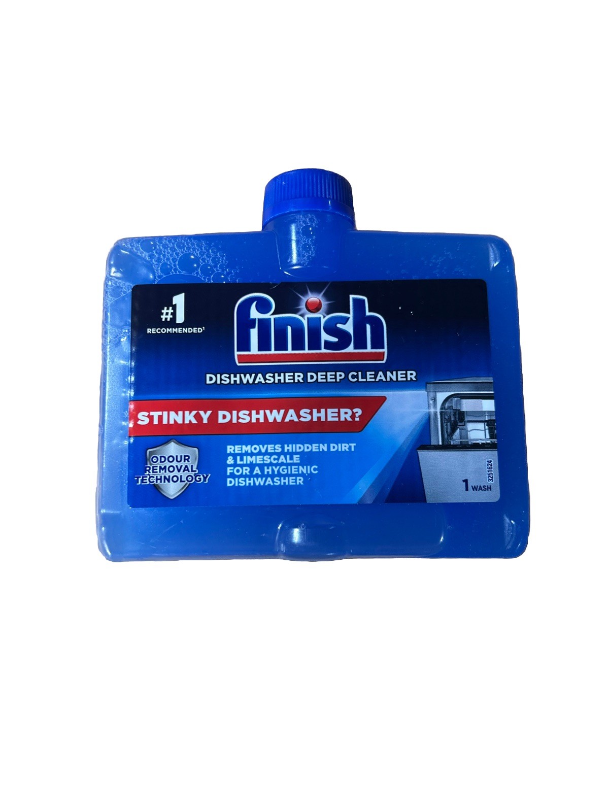Finish Dual Action Dishwasher Cleaner: Fight Grease & Limescale, Fresh, 2pk