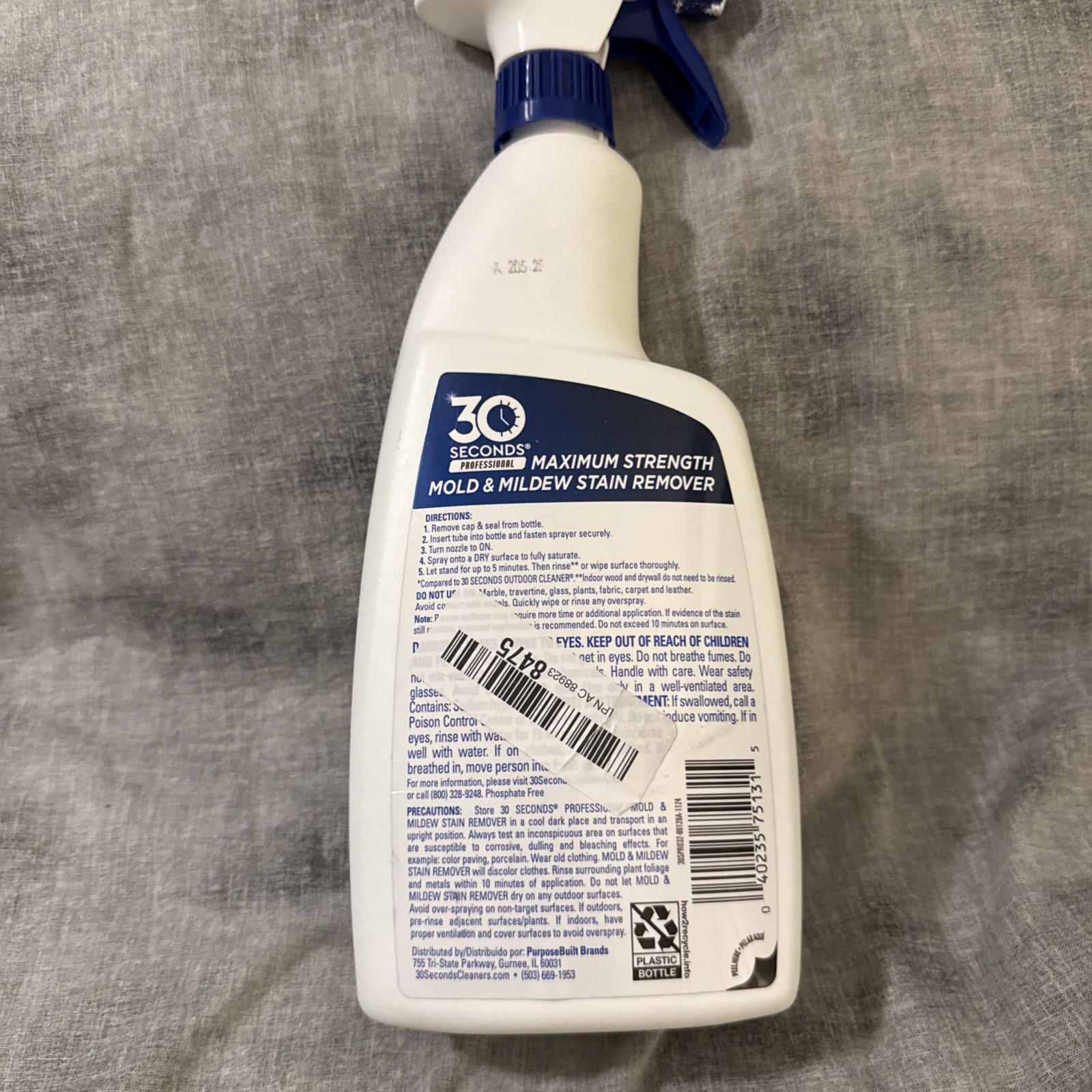 30 SECONDS Pro Mold and Mildew Stain Remover | Scrub Free | Brighter Results Ins