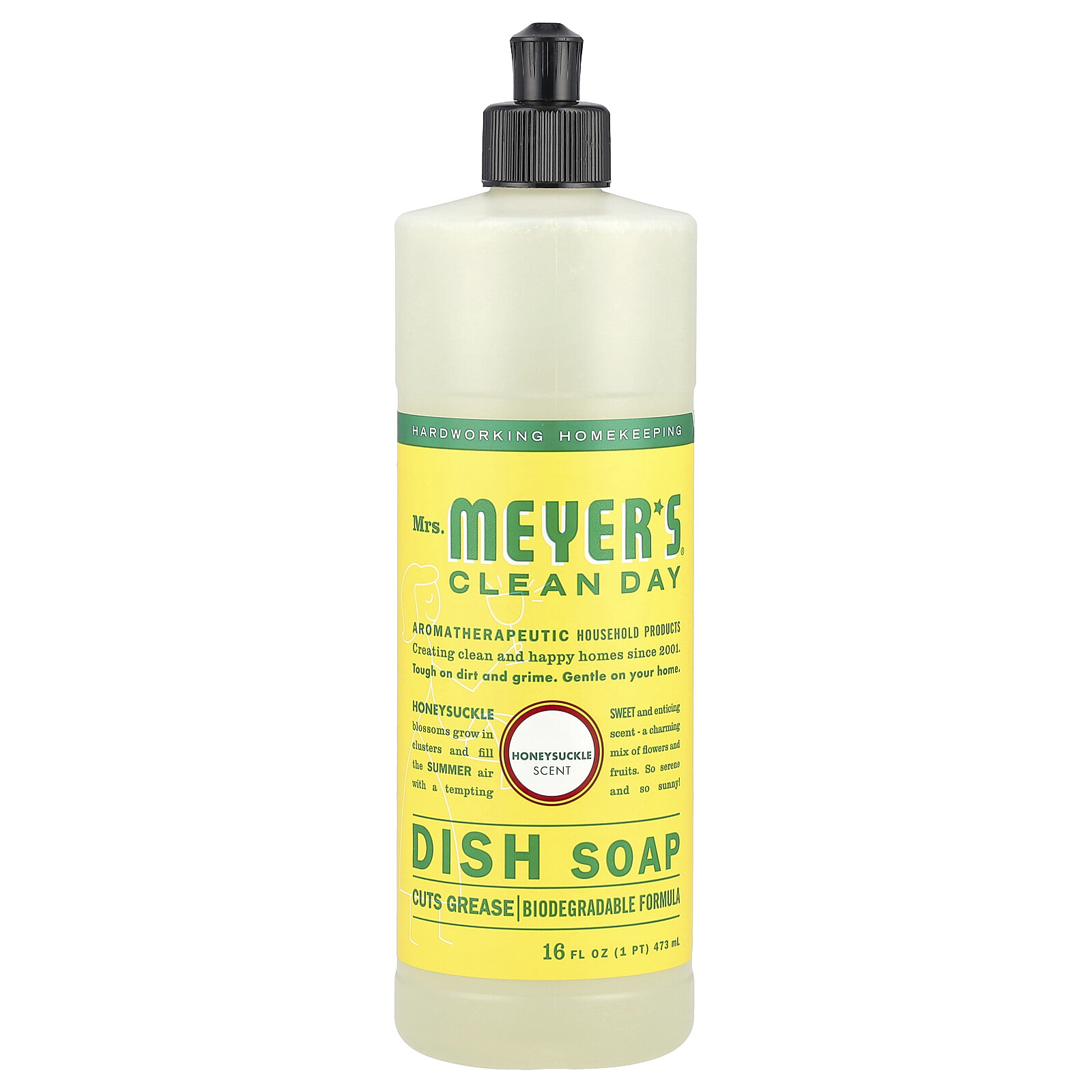 Dish Soap, Honeysuckle , 16 fl oz (473 ml)