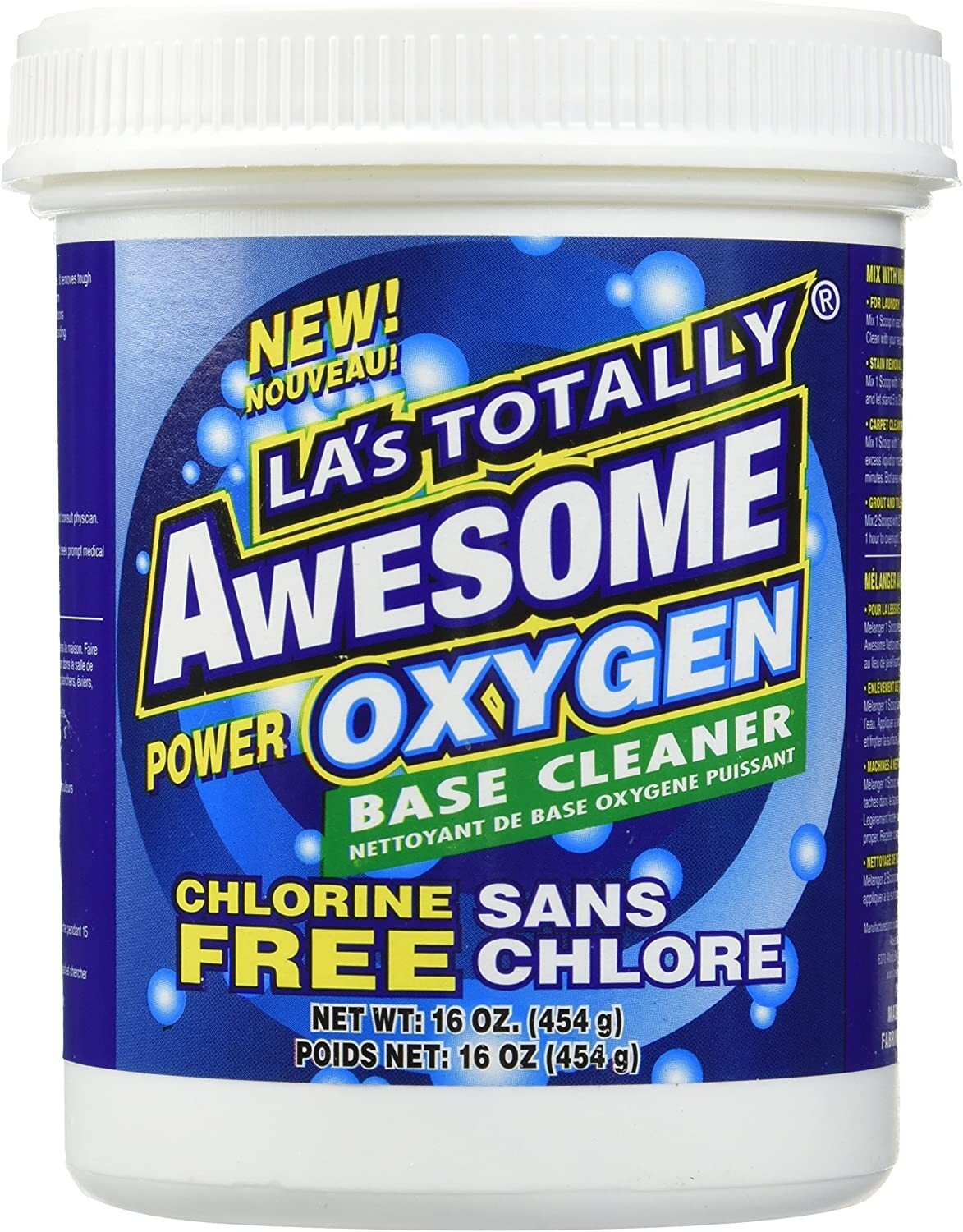 Oxygen Cleaner Powder, 16oz | LA’S TOTALLY AWESOME CLEANER