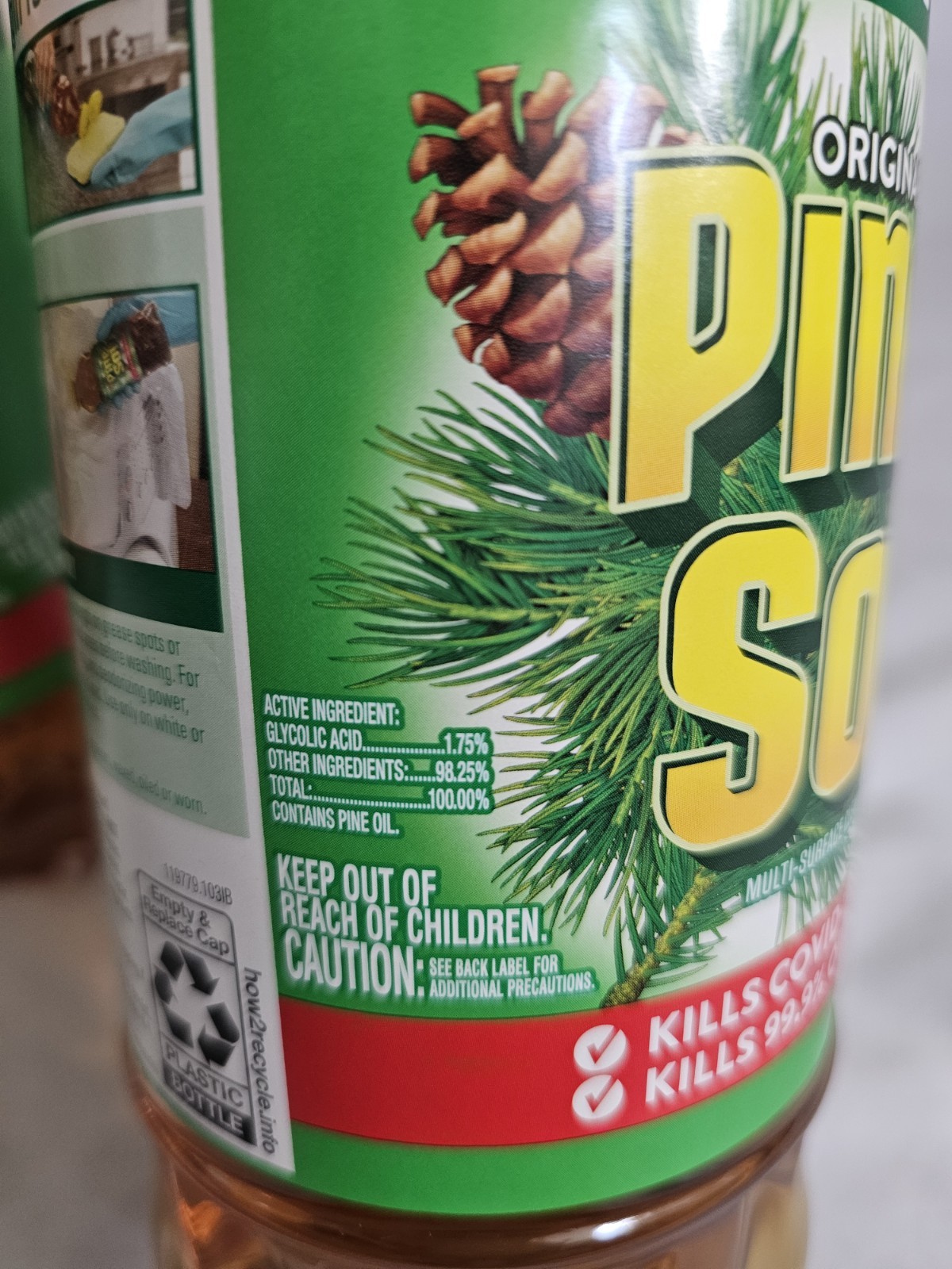 Pine Sol ORIGINAL Formula with PINE OIL Multi Surface Cleaner Lot X 4