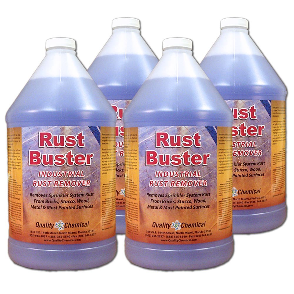 Rust Buster / Commercial Heavy-Duty / Rust Stain Remover / 4 Gallon case